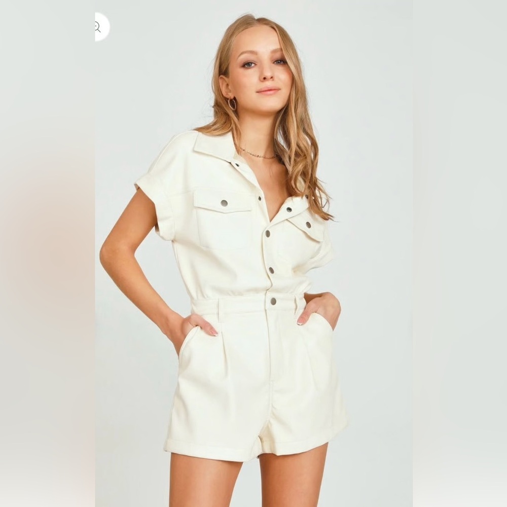 Vintage Havana Cream Romper